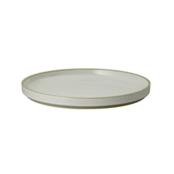 画像1: HASAMI PORCELAIN Plate 220mm Gloss gray (1)