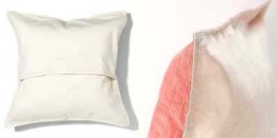 画像3: BasShu Cushion Cover Chambray RED